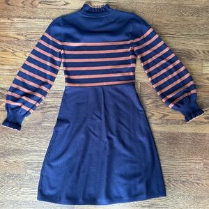 Eliza J Navy Sweater Dress
